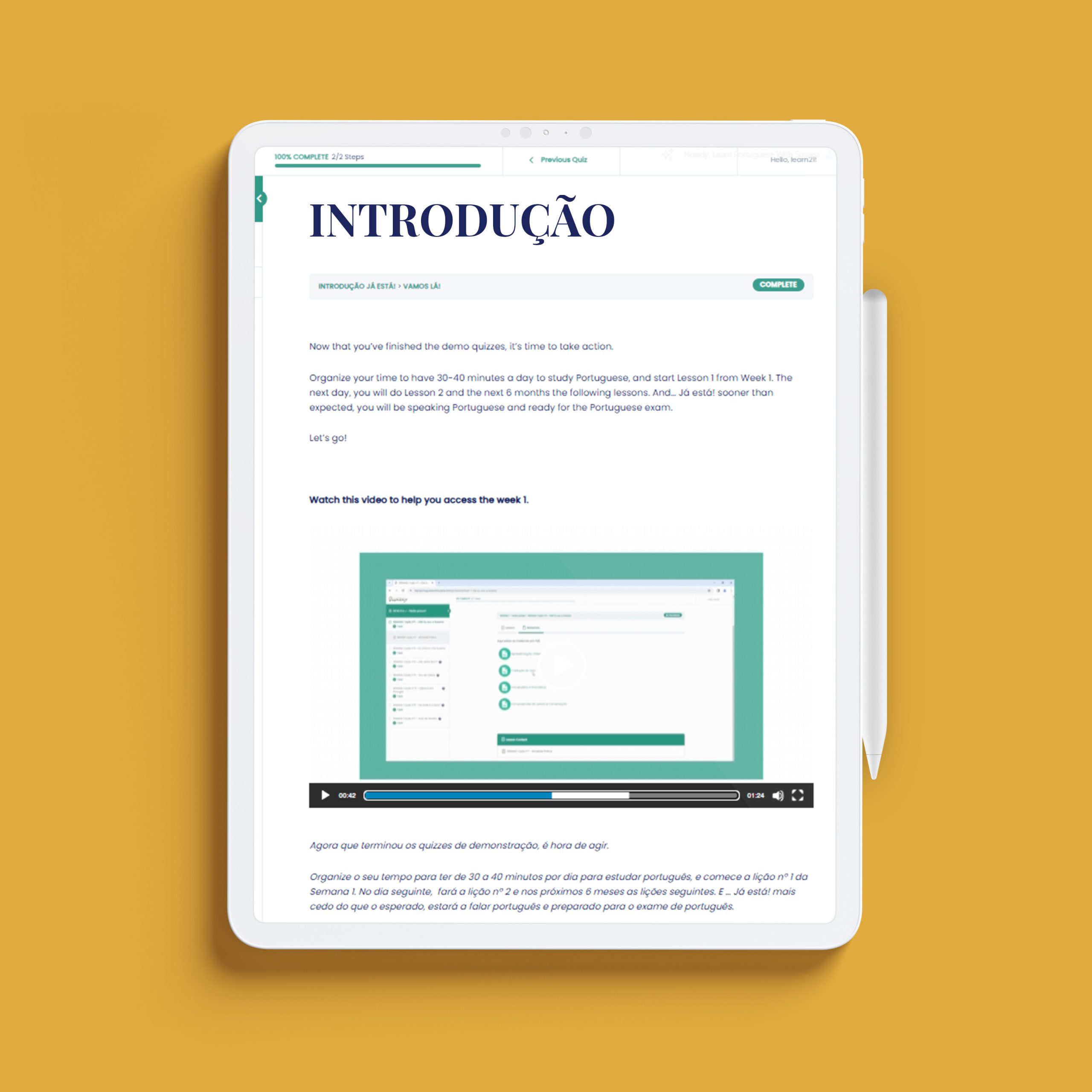 JÁ ESTÁ! - Introdução