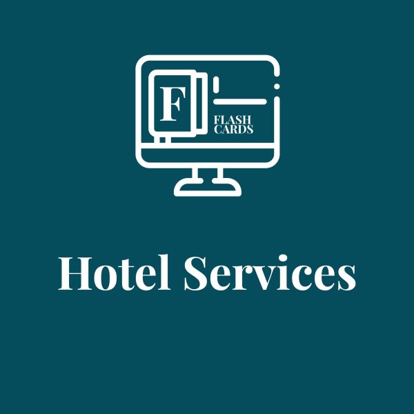 Interactive Audio FLASHCARDS - Hotel Services