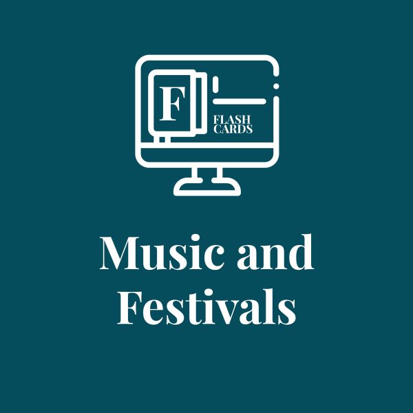 Interactive Audio FLASHCARDS - Music and Festivals